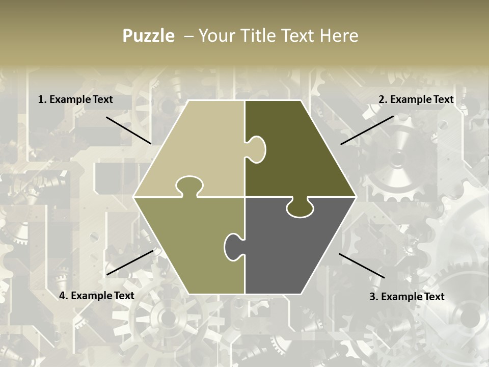 Clock Business Textured PowerPoint Template