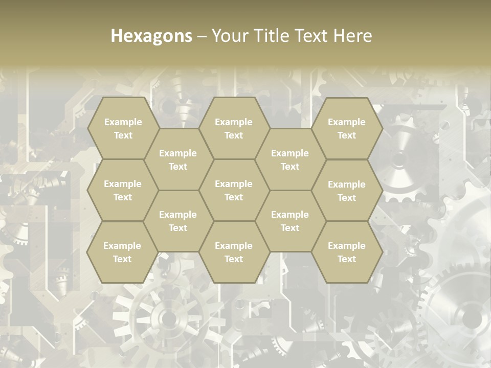 Clock Business Textured PowerPoint Template