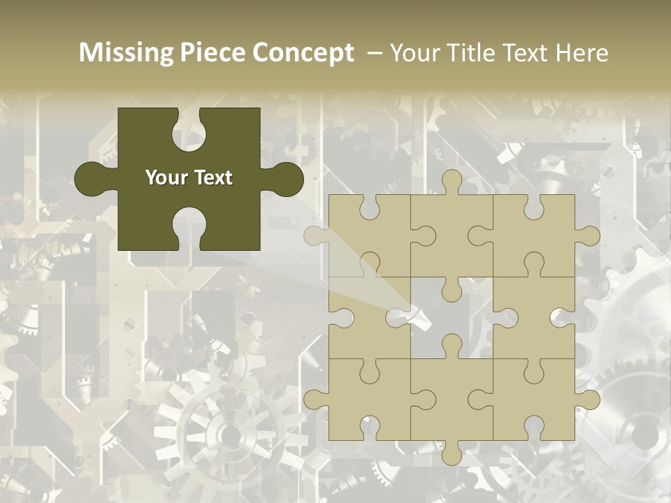 Clock Business Textured PowerPoint Template