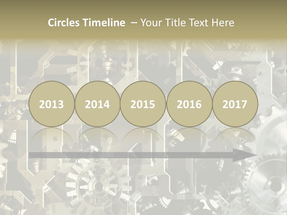 Clock Business Textured PowerPoint Template