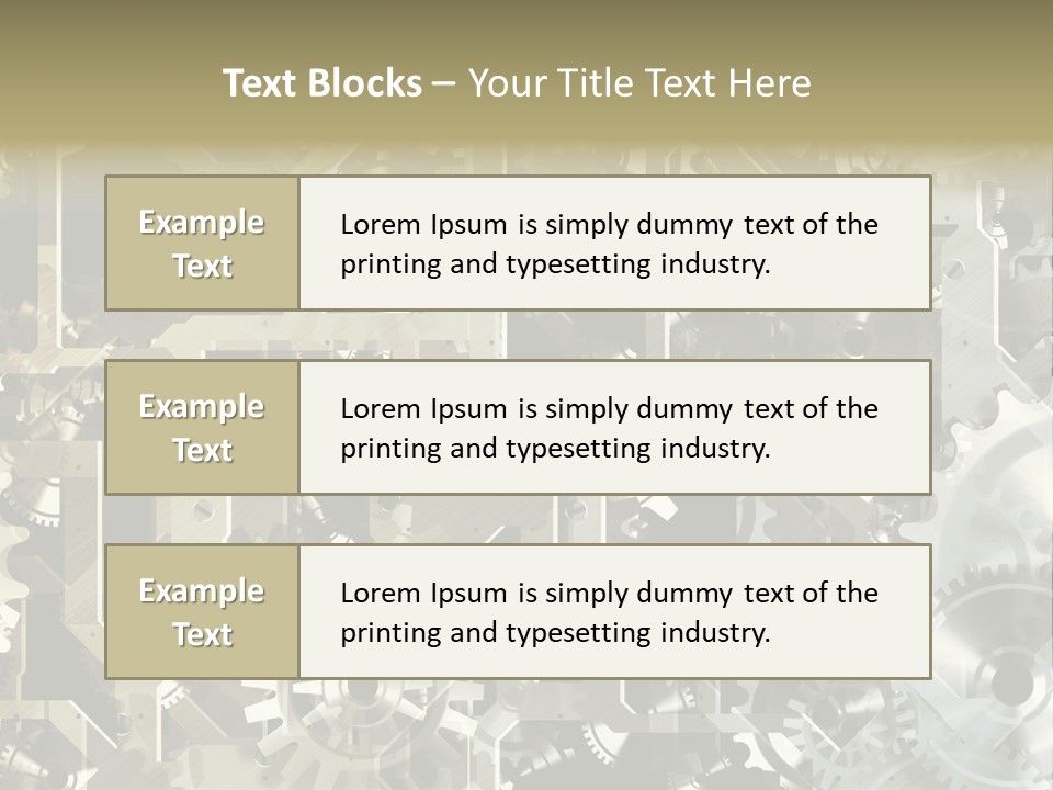 Clock Business Textured PowerPoint Template