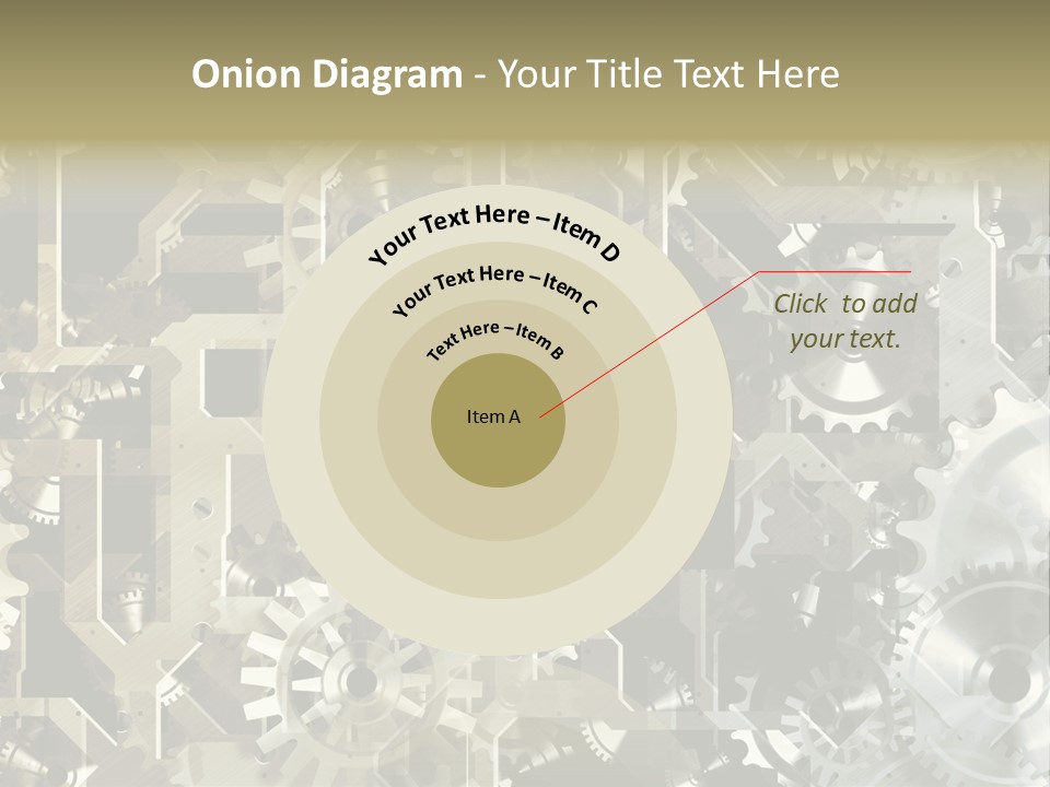 Clock Business Textured PowerPoint Template