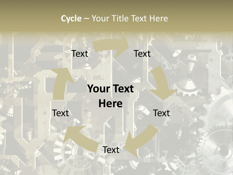 Clock Business Textured PowerPoint Template