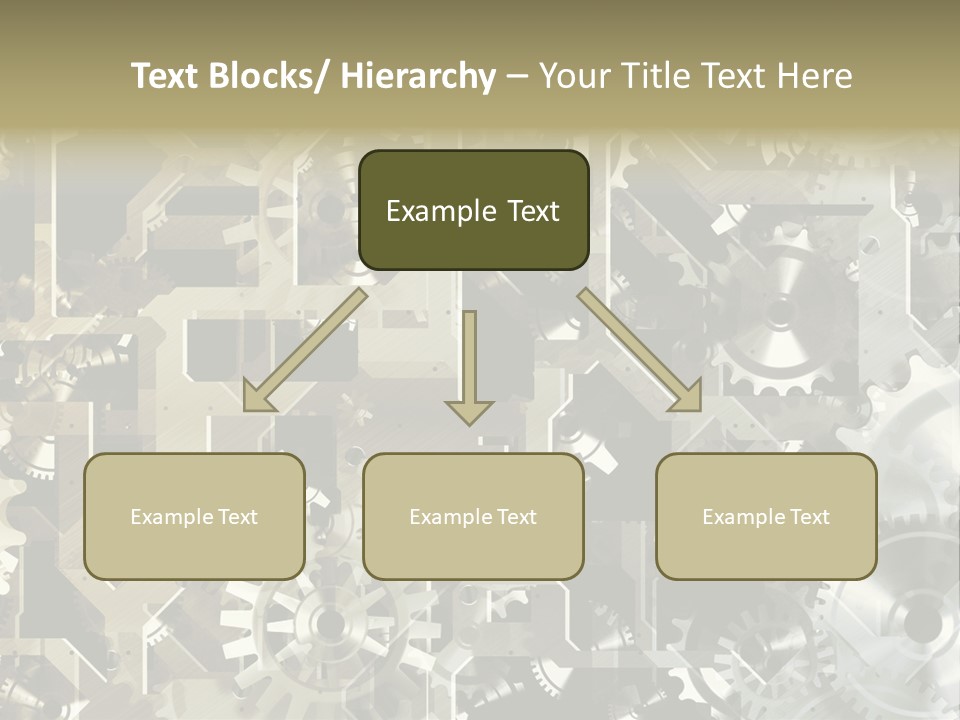 Clock Business Textured PowerPoint Template