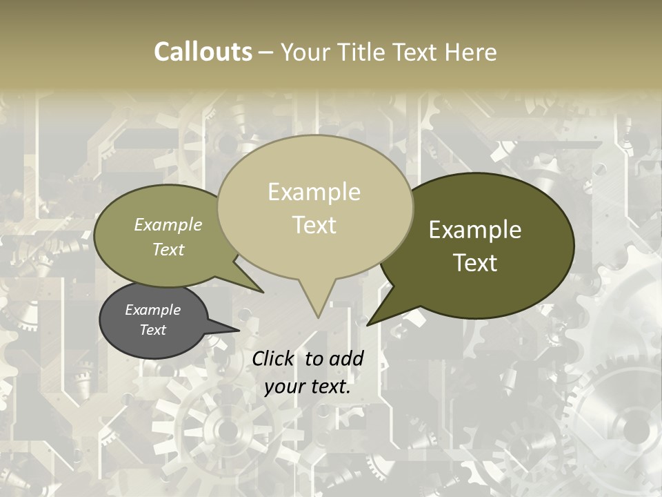 Clock Business Textured PowerPoint Template