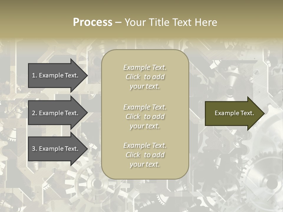 Clock Business Textured PowerPoint Template