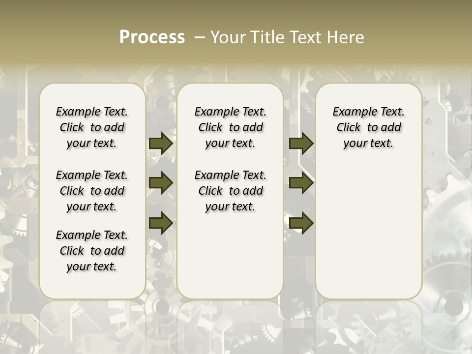 Clock Business Textured PowerPoint Template