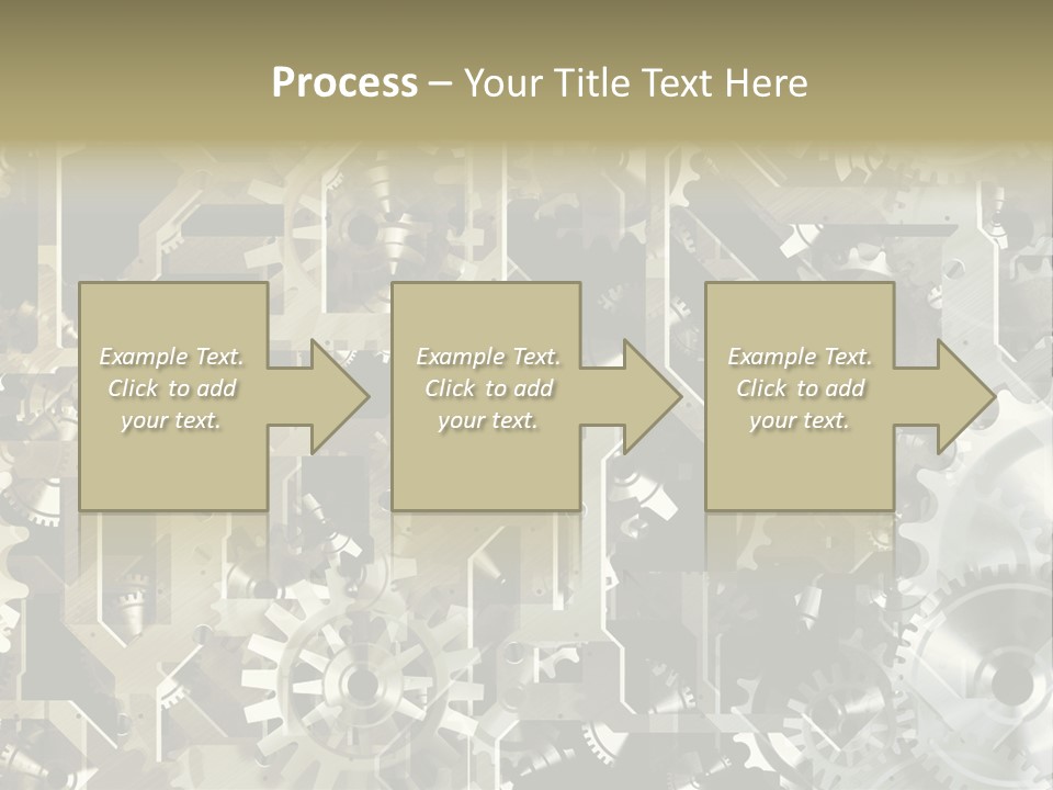 Clock Business Textured PowerPoint Template