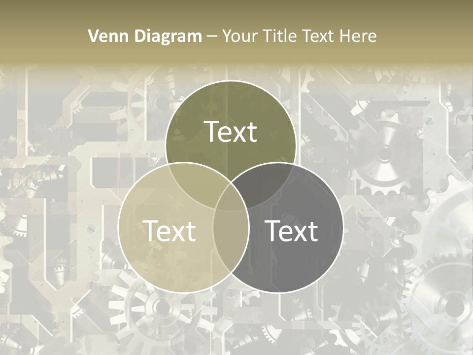 Clock Business Textured PowerPoint Template