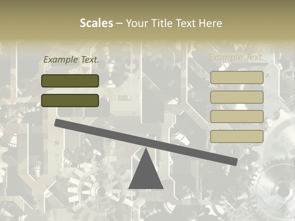 Clock Business Textured PowerPoint Template