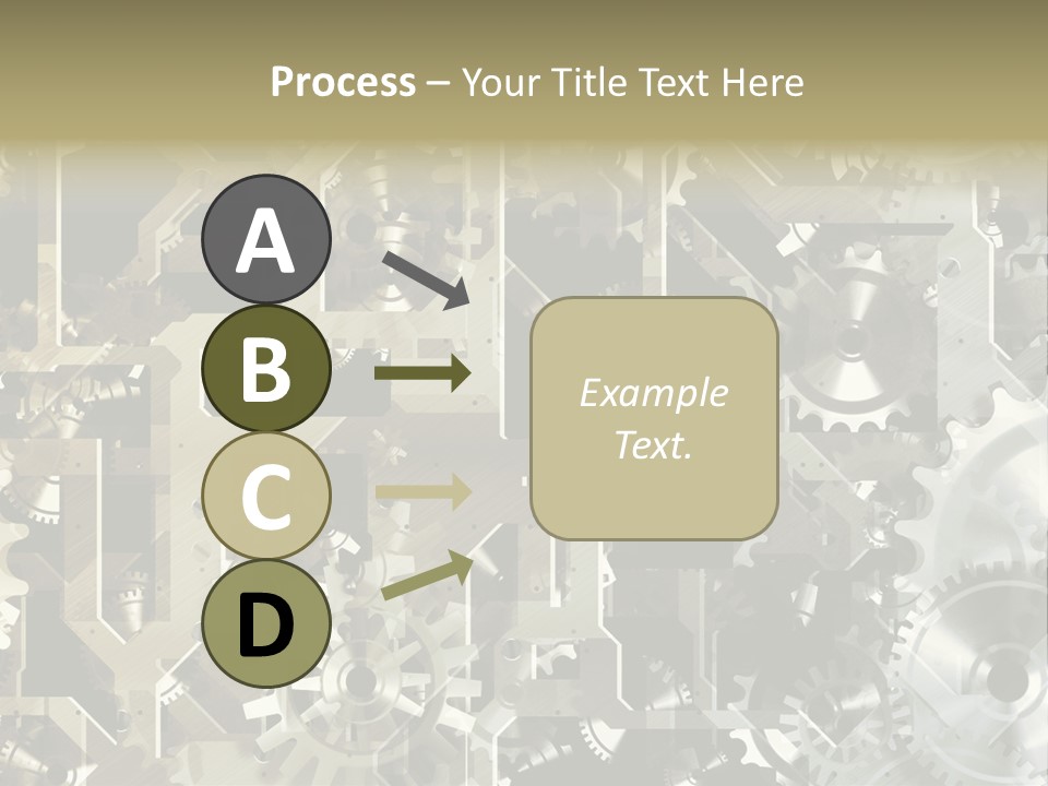 Clock Business Textured PowerPoint Template