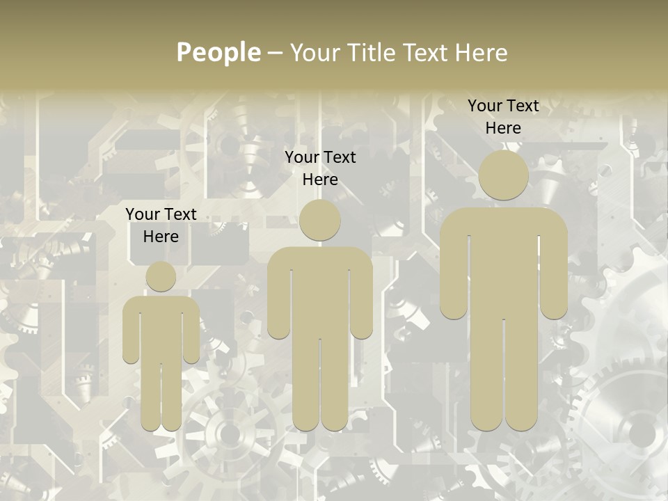 Clock Business Textured PowerPoint Template