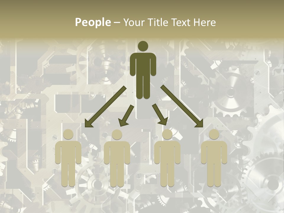 Clock Business Textured PowerPoint Template