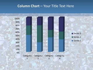 Wheel Metal Interlocking PowerPoint Template