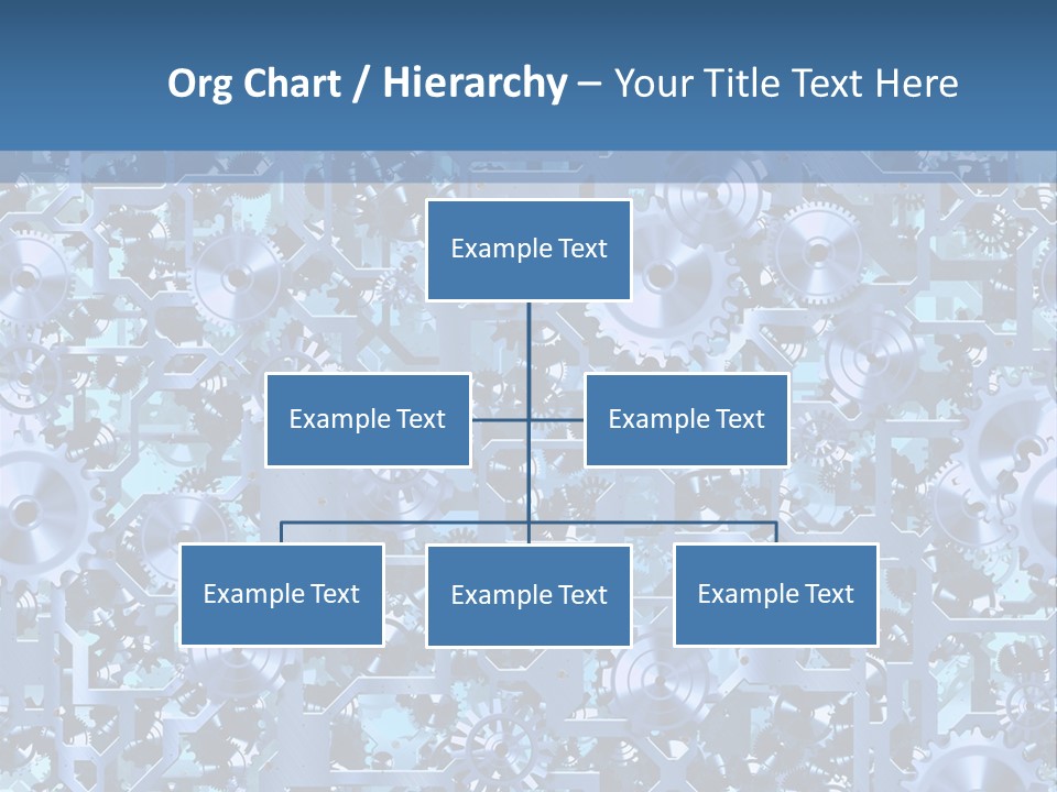 Wheel Metal Interlocking PowerPoint Template