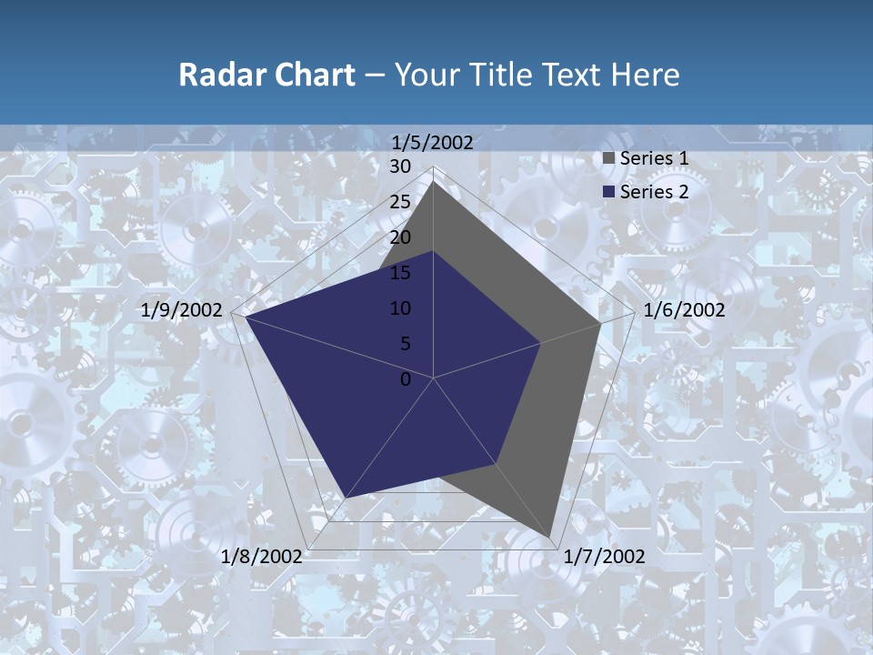 Wheel Metal Interlocking PowerPoint Template