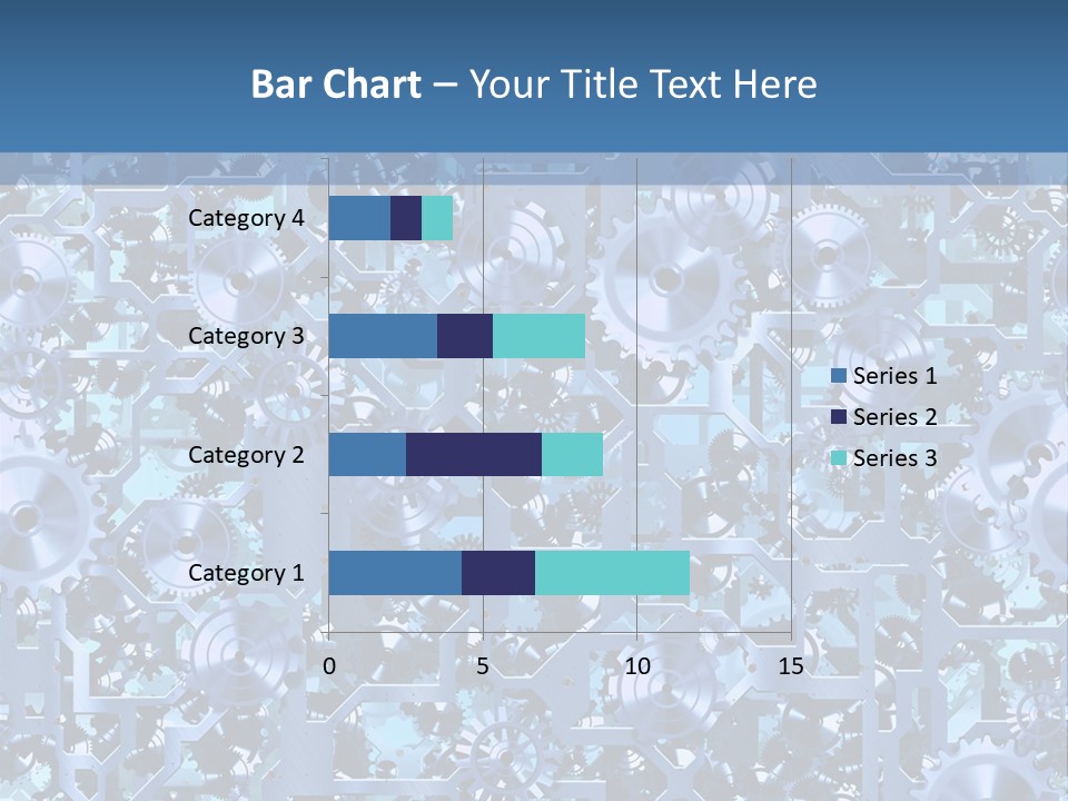 Wheel Metal Interlocking PowerPoint Template