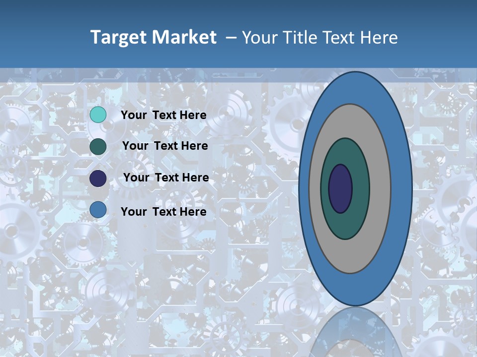 Wheel Metal Interlocking PowerPoint Template