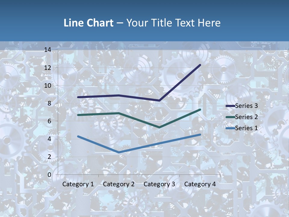 Wheel Metal Interlocking PowerPoint Template