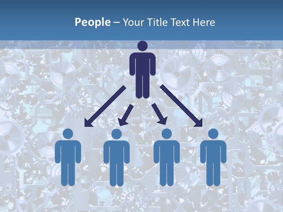 Wheel Metal Interlocking PowerPoint Template