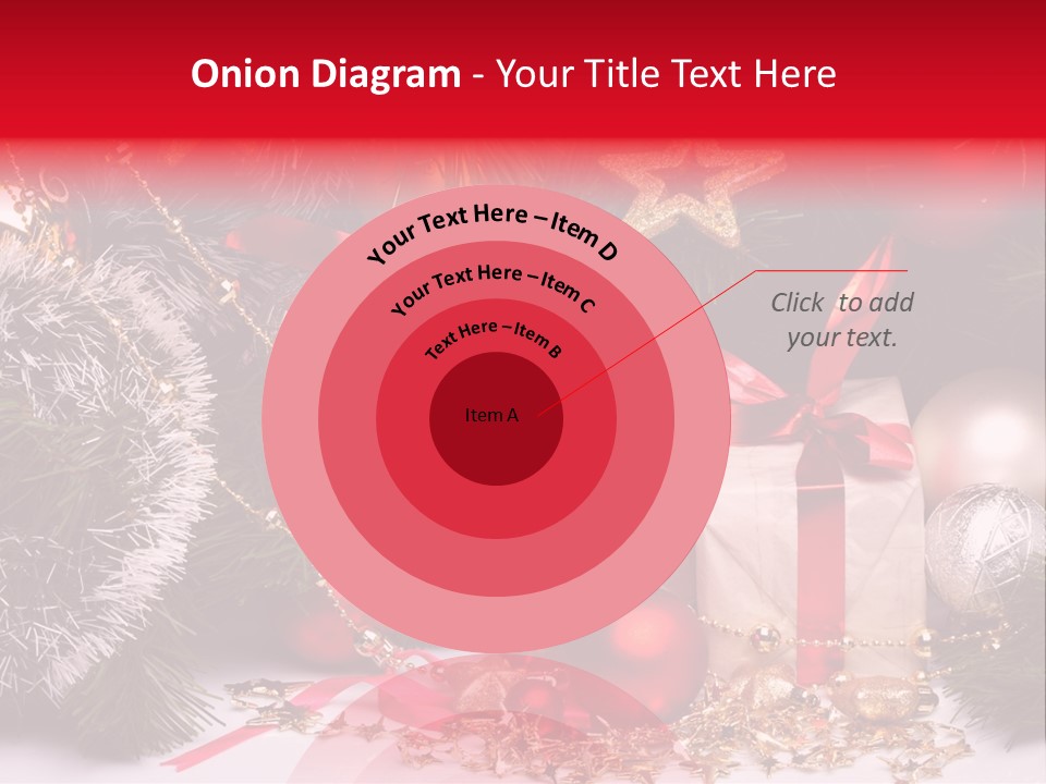 Star Tinsel Glow PowerPoint Template