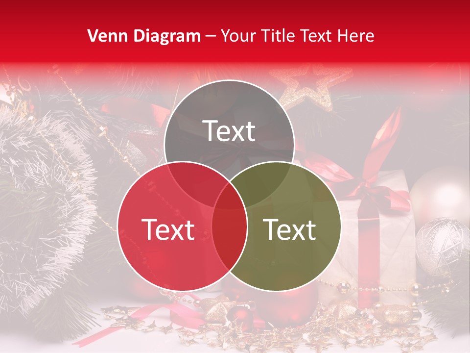 Star Tinsel Glow PowerPoint Template