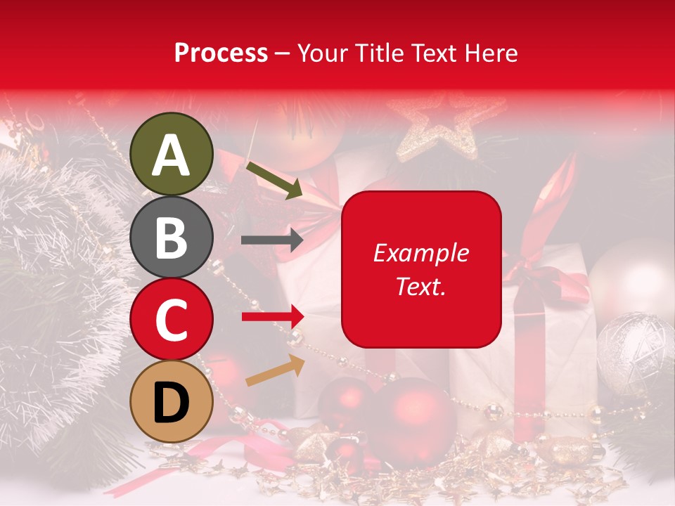 Star Tinsel Glow PowerPoint Template