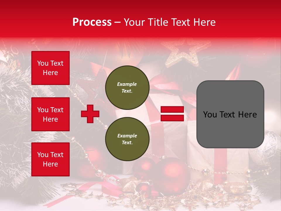Star Tinsel Glow PowerPoint Template