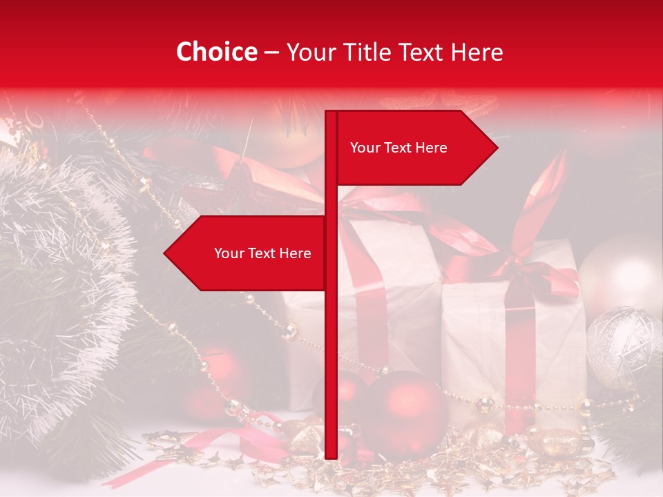 Star Tinsel Glow PowerPoint Template