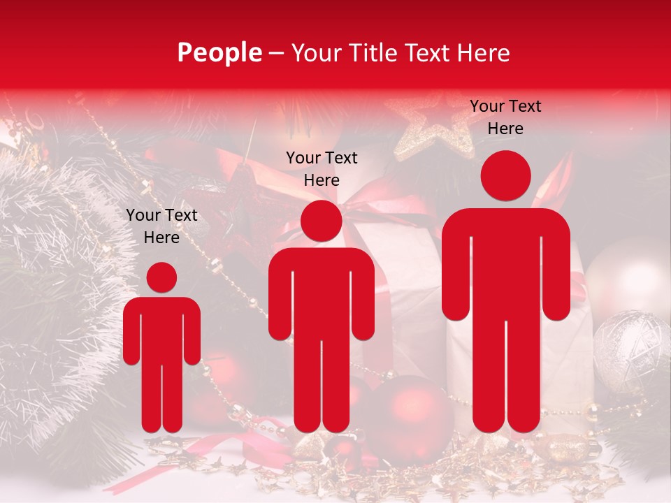 Star Tinsel Glow PowerPoint Template