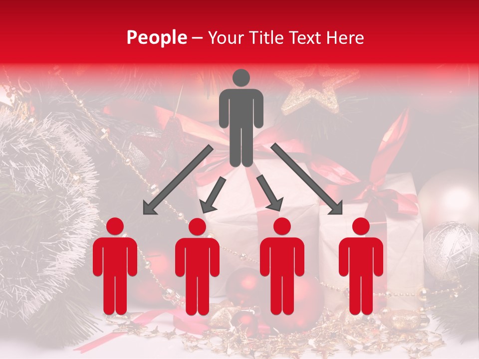 Star Tinsel Glow PowerPoint Template