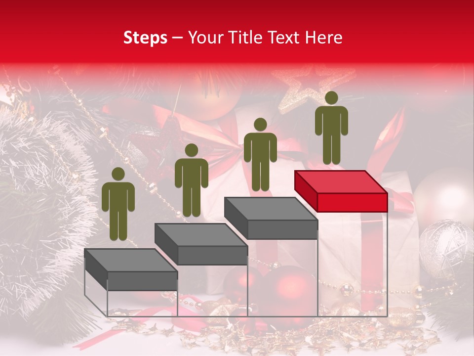 Star Tinsel Glow PowerPoint Template