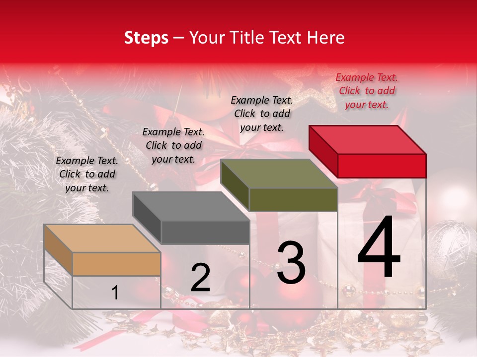 Star Tinsel Glow PowerPoint Template