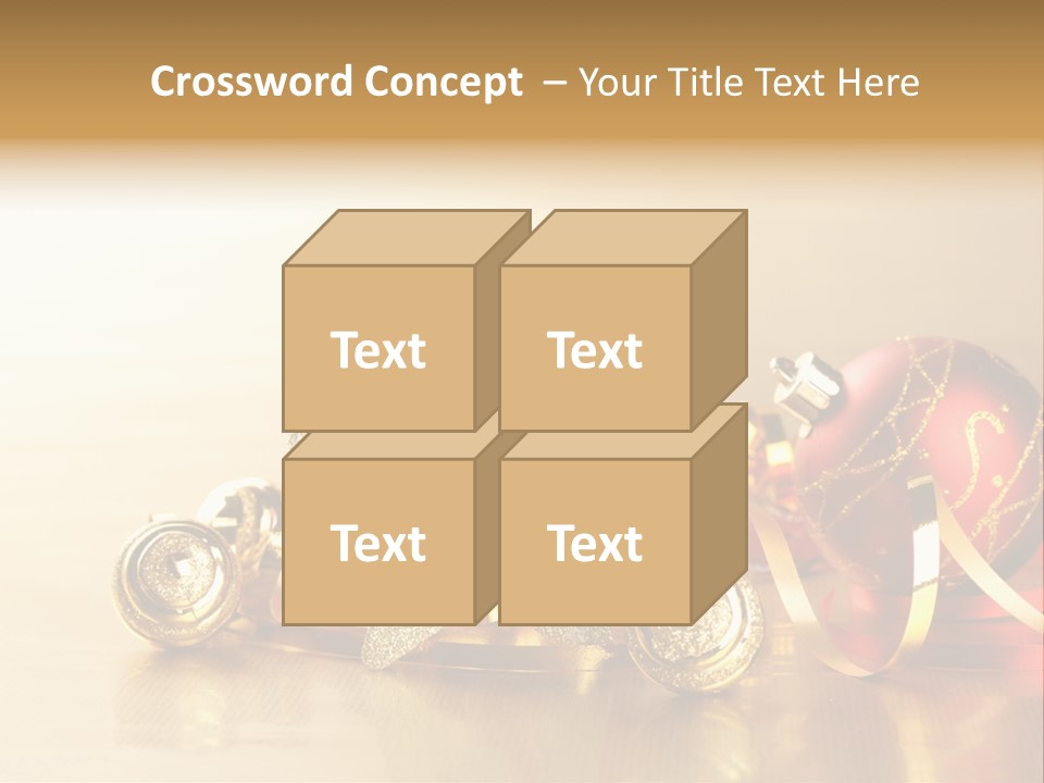 Merry Christbaumkugel Dezember PowerPoint Template