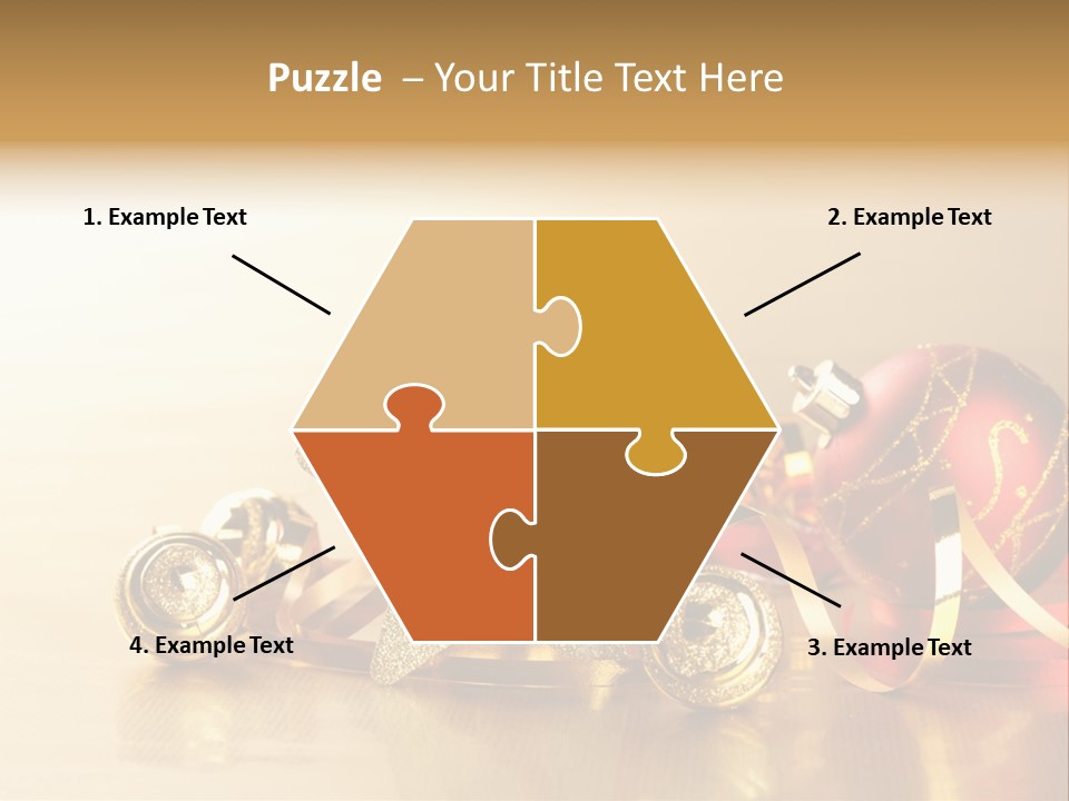 Merry Christbaumkugel Dezember PowerPoint Template