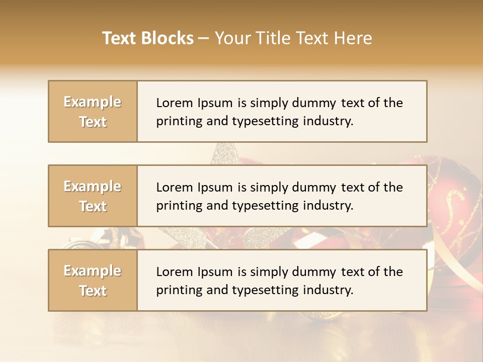 Merry Christbaumkugel Dezember PowerPoint Template