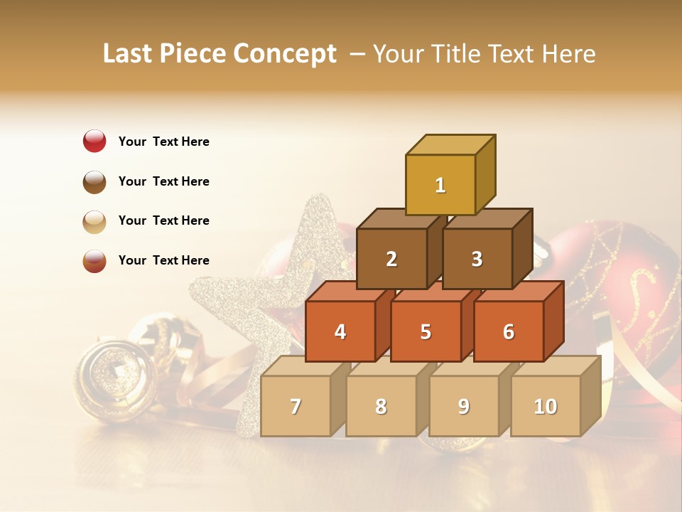 Merry Christbaumkugel Dezember PowerPoint Template