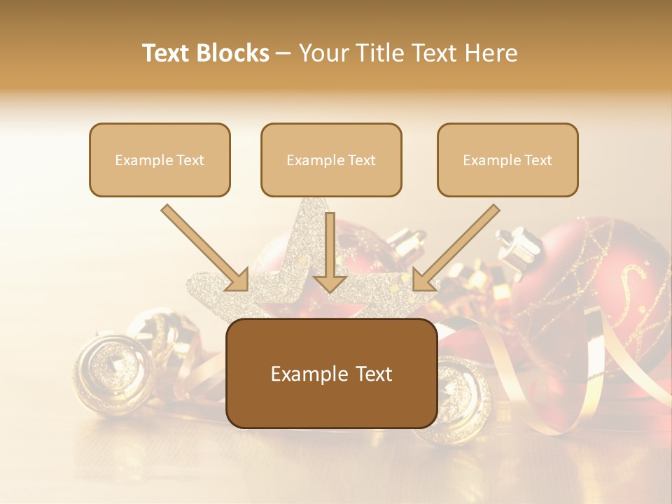 Merry Christbaumkugel Dezember PowerPoint Template