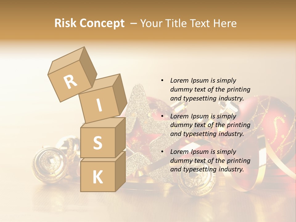 Merry Christbaumkugel Dezember PowerPoint Template