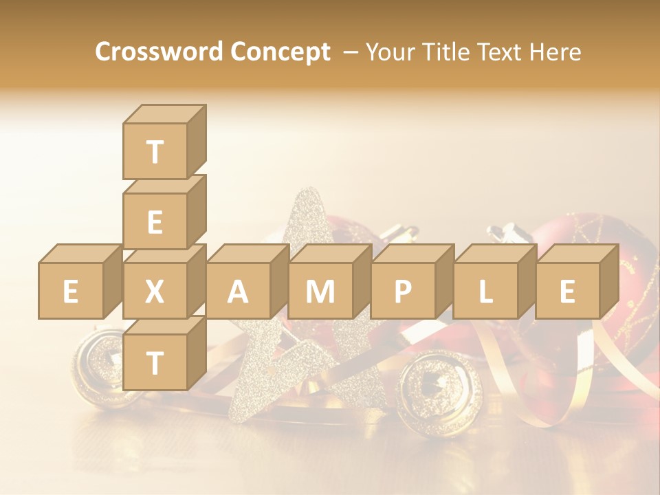 Merry Christbaumkugel Dezember PowerPoint Template