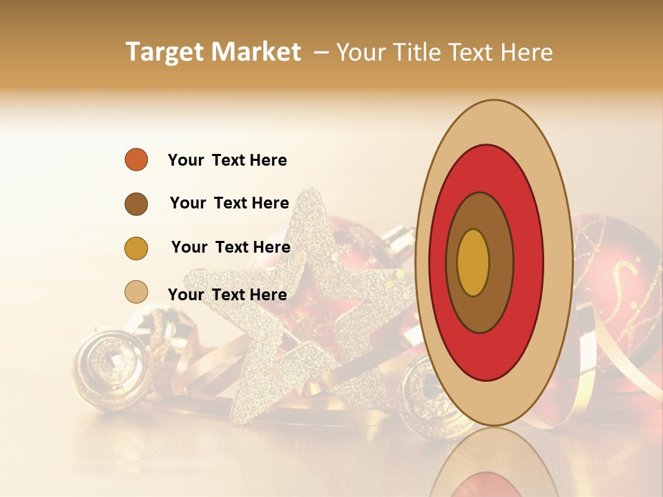 Merry Christbaumkugel Dezember PowerPoint Template