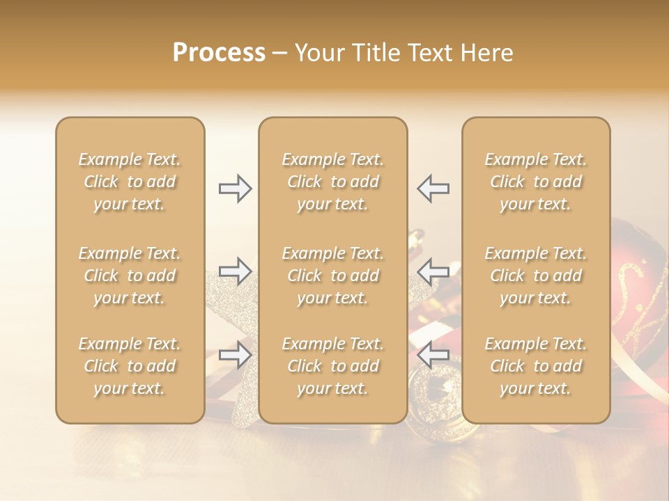 Merry Christbaumkugel Dezember PowerPoint Template