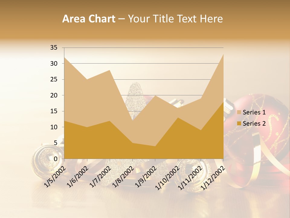 Merry Christbaumkugel Dezember PowerPoint Template