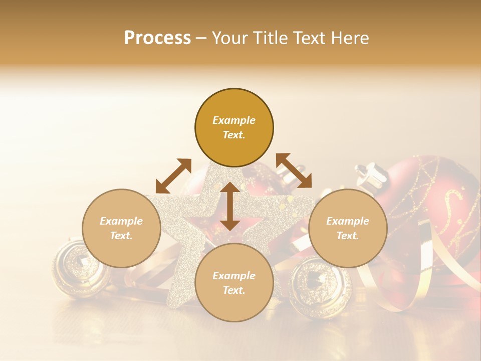 Merry Christbaumkugel Dezember PowerPoint Template