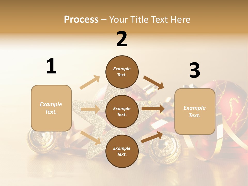 Merry Christbaumkugel Dezember PowerPoint Template