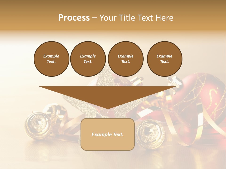 Merry Christbaumkugel Dezember PowerPoint Template