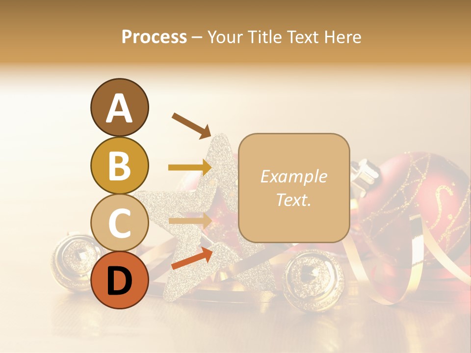 Merry Christbaumkugel Dezember PowerPoint Template