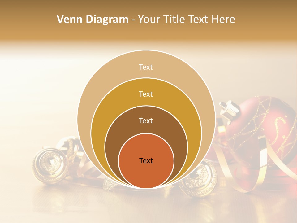 Merry Christbaumkugel Dezember PowerPoint Template