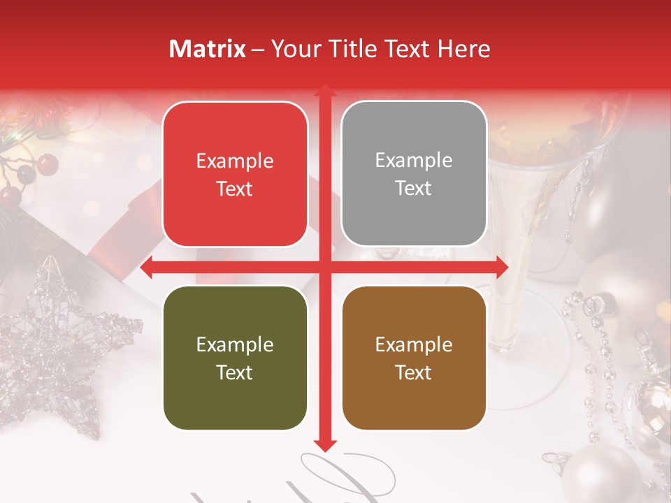 Pattern Bauble Communications PowerPoint Template