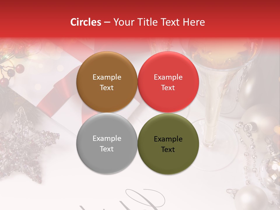 Pattern Bauble Communications PowerPoint Template